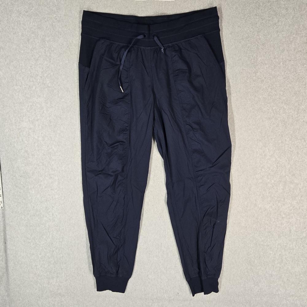 Lululemon Activewear Pants 12 Navy Blue Dance Studio Jogger 27" Inseam